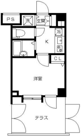 スカイコート新宿弐番館の物件間取画像